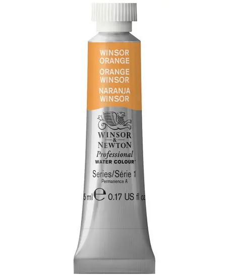Winsor Orange Watercolor – 5Ml Professional Grade – Series 1 1