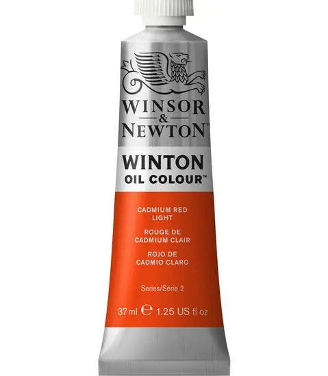 Winton Cadmium Red Light Oil Paint – 37Ml, Series 2 1
