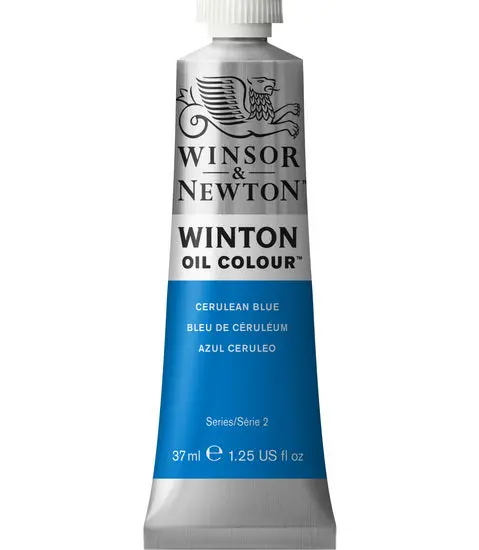 Winton Oil Paint – Cerulean Blue, 37 Ml Student-Grade Tube 1