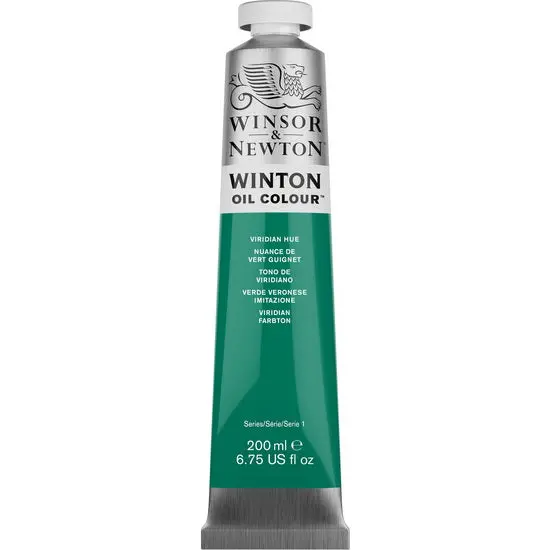 Winton Oil Paint – Viridian Hue, 200 Ml Student-Grade Tube 1