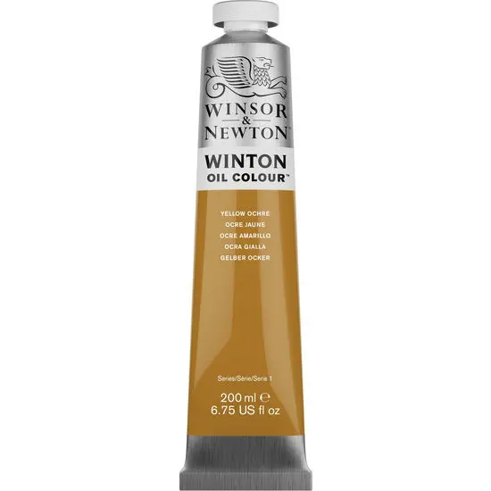 Winton Oil Paint – Yellow Ochre, 200 Ml (Series 1) 1