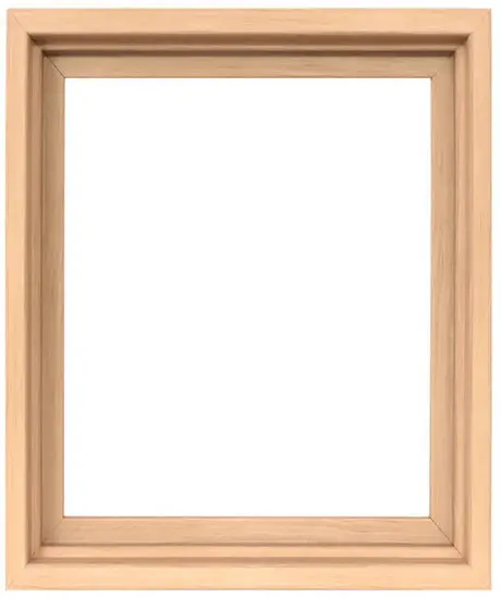 Wood-Grain Floating Frame – 20 X 24 Inches 1