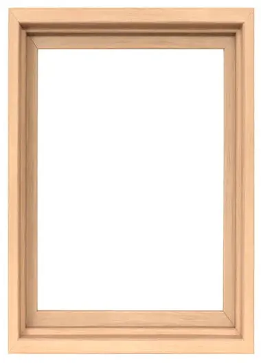Wood-Grain Floating Picture Frame – 5×7 Inches 1