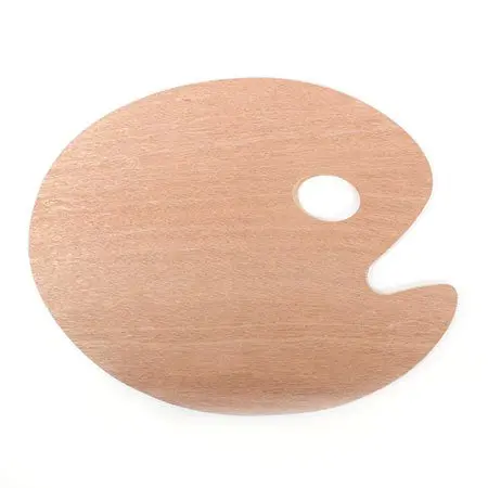 Wooden Artist’S Palette – Standard Size, Smooth Surface 1