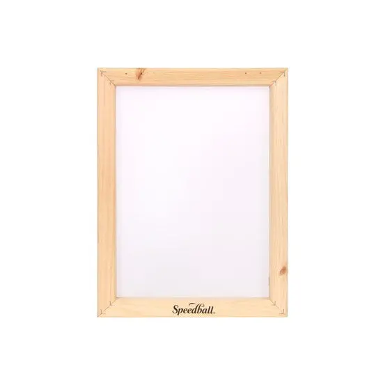 Wooden Screen Printing Frame With 110 Mesh Count – 10 × 14 Inches 1