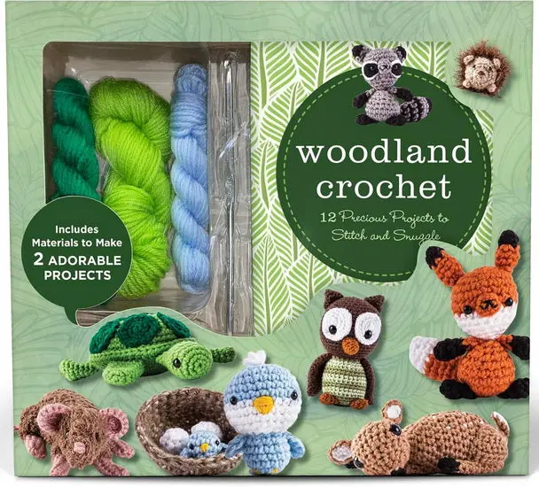 Woodland-Themed Crochet Craft Kit For Beginners 1