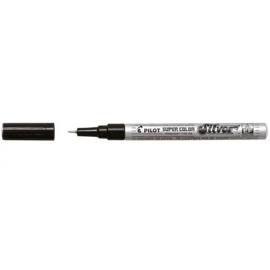 X-Fine Silver Permanent Marker Tip 1