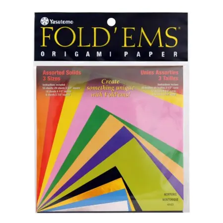 Yasutomo Premium Origami Paper Pack – Assorted Colors 1