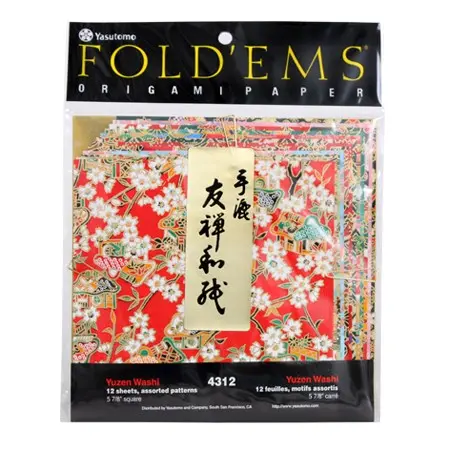 Yasutomo Yuzen Decorative Origami Paper – Traditional Japanese Style 1