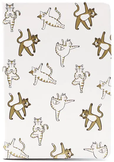 Yoga Cats Lined Journal – 192 Pages, Softcover 1