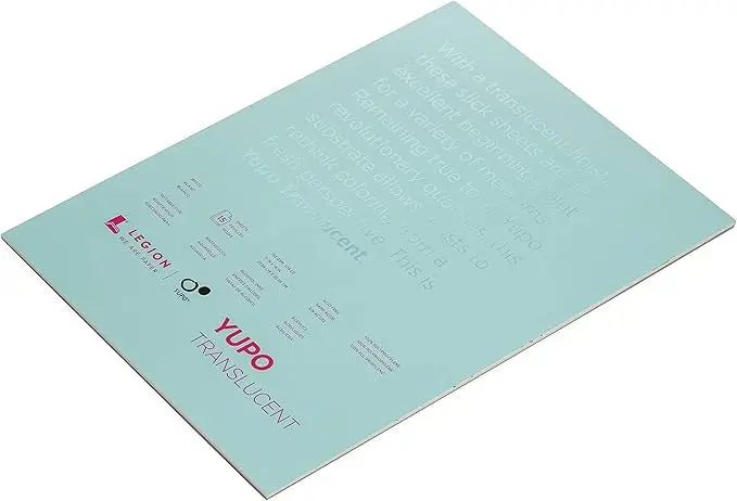 Yupo Translucent Pad – 11×14 Inches, 100% Synthetic, 10 Sheets 1