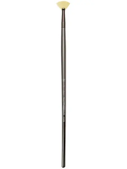 Zen Brush Long-Handle Fan Brush #2 – Synthetic Bristles, S33 Series 1