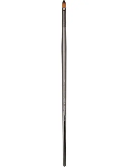 Zen Brush S43 Long Handle Filbert #2 Synthetic Brush 1