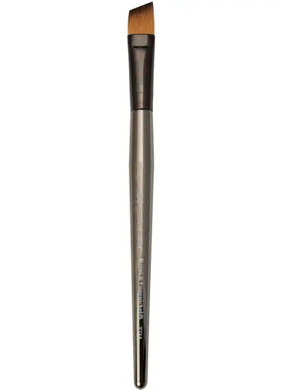 Zen Brush Short-Handle Angle Shader Brush – S73, 5/8" 1