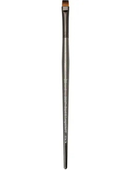 Zen Brush Short Handle Blender – Chisel Tip #8, S73 Series 1