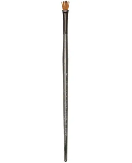 Zen Brush Short-Handle Filbert Brush – 1/4-Inch Size, Fine Synthetic Bristles 1