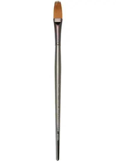 Zen Brush Short-Handle Filbert Brush – Size 73, 1/2" Width 1