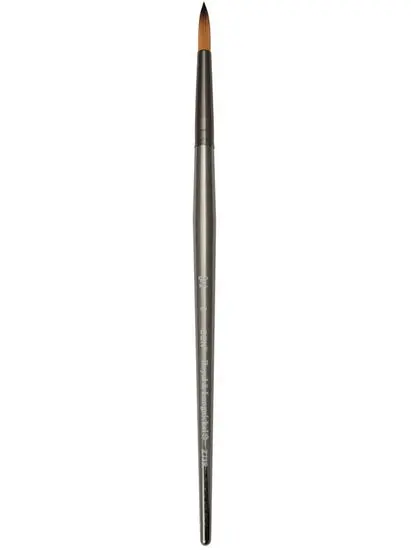 Zen Brush Short Handle Round Brush – Size #8 (S73 Series) 1