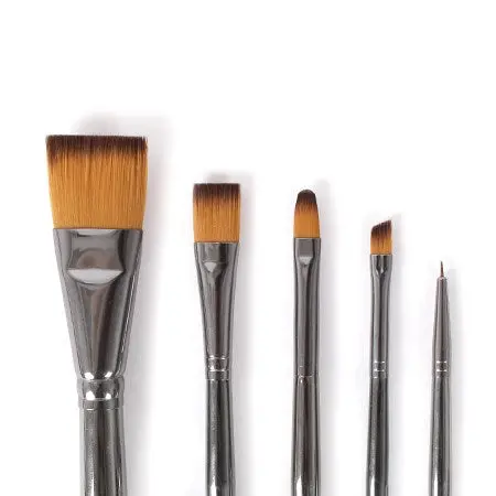 Zen Series Brush Set – 5-Piece Assorted Sizes (Model #734) 1