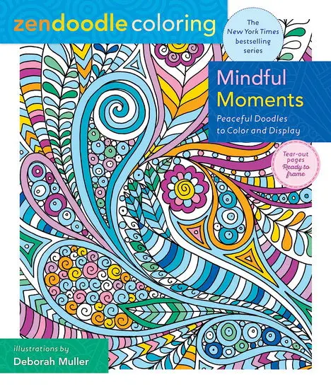 Zendoodle Coloring Book – Mindful Moments For Relaxation 1