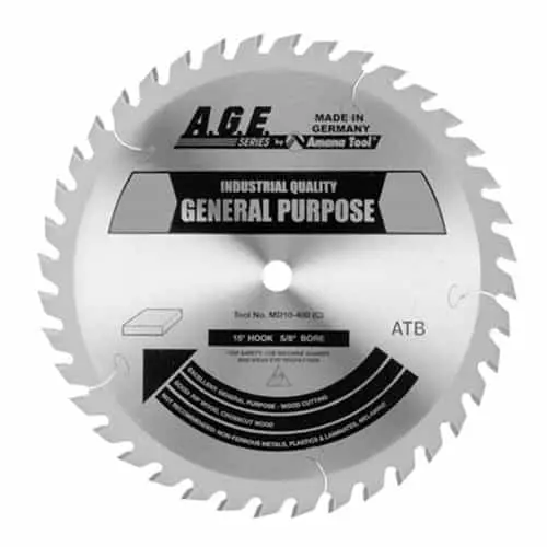 Age Md12-480C 12-Inch 48-Tooth Atb General Purpose Saw Blade (1-Inch Arbor) 1