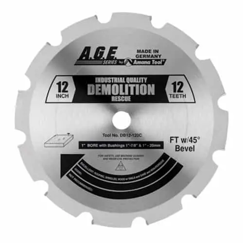 Age Saw Blades Db7-140 Demolition Blade For 7-1/4-Inch Circular Saws 1