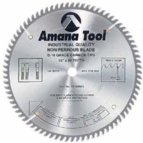 Amana Tool 8-Inch 64-Tooth Non-Ferrous Tcg Saw Blade 1