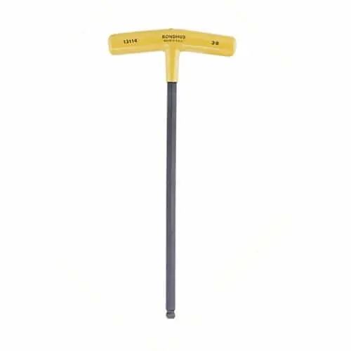 Bondhus 13311 T-Handle Hex Key Set – 7/32" Size, 6.1" Length, No Ballpoint 1