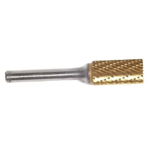 Champion Sa15 Titanium-Coated Carbide Cylinder Bur – Rotary Tool Accessory 1