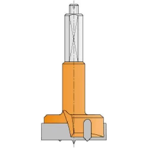 Cmt 369.300.12 Left-Hand Hinge Boring Bit — 30Mm × 70Mm 1