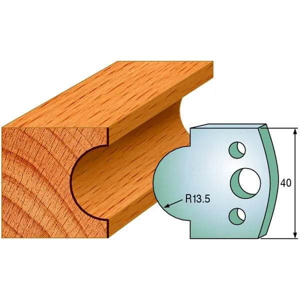 Cmt 690.118 Dual Profiled Knives For Shaper Cutter Heads 1
