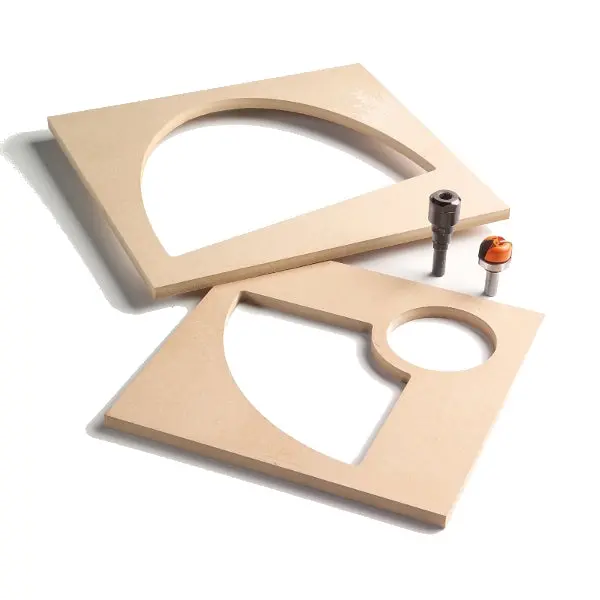Cmt Tmp-105 Mdf Template For Bowl & Tray Routing System — 12-7/8" × 11-1/2" 1