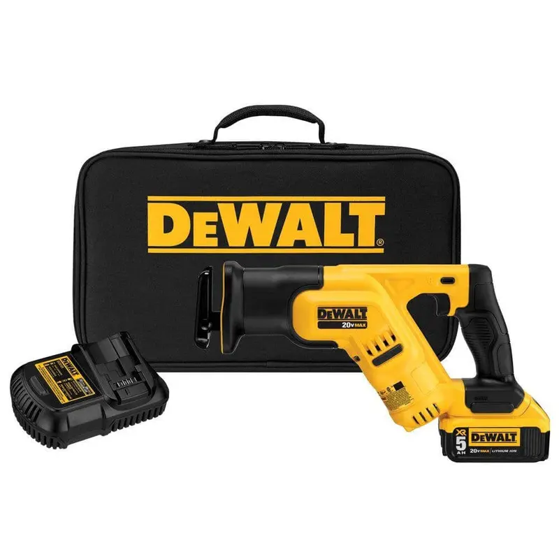 Dewalt Dcs387P1 20V Max Cordless Reciprocating Saw With Battery And Charger 1