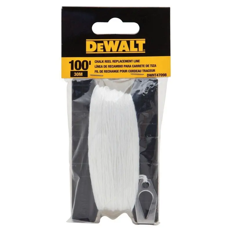 Dewalt Dwht47098 100-Foot Chalk Line Reel Refill – Pack Of 24 For Professional Layout Work 1