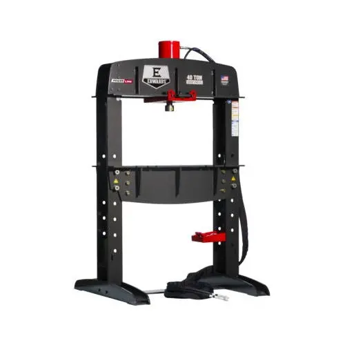 Edwards Hat4030 Hydraulic Shop Press & Porta Power Kit – 40-Ton, 460V 1