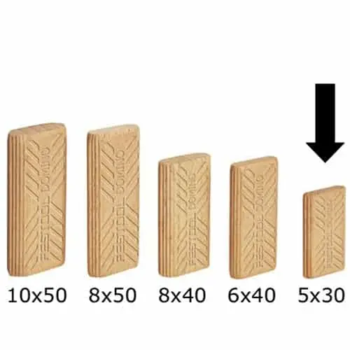 Festool 493296 Beech Wood Domino Joiner Bit – 5×19×30 Mm 1