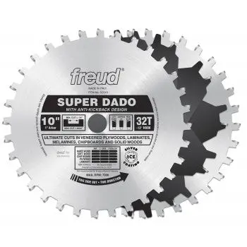 Freud 10-Inch Super Dado Blade Set – Premium Stacked Router Or Table Saw Kit 1