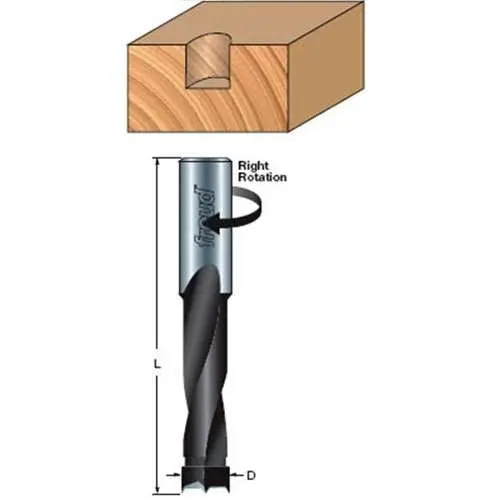 Freud Brad Point Drill Bit – 5.1 Mm Diameter, Precision Wood Boring 1