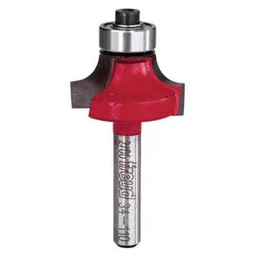 Freud Quadra-Cut 1/4-Inch Radius Rounding-Over Router Bit 1