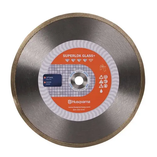 Husqvarna 10" Diamond Blade – 0.085" Thickness, 5/8" Arbor, 542776618 1