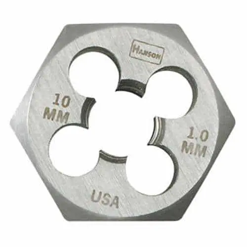 Irwin Hanson Hex Die – 6 Mm Metric Thread, Tap & Die Extraction Tool 1