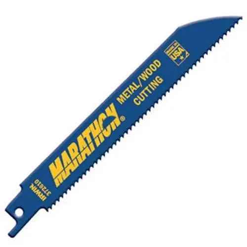 Irwin Reciprocating Saw Blades – 6-Inch, 10 Tpi Bi-Metal For Wood & Metal 1