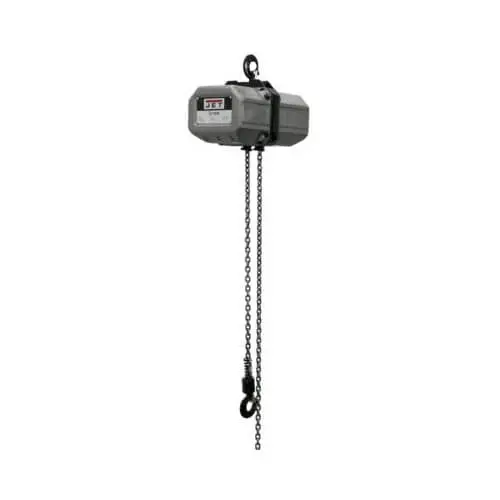 Jet 123150 1/2-Ton 3-Phase Electric Chain Hoist – 15 Ft Lift Height 1