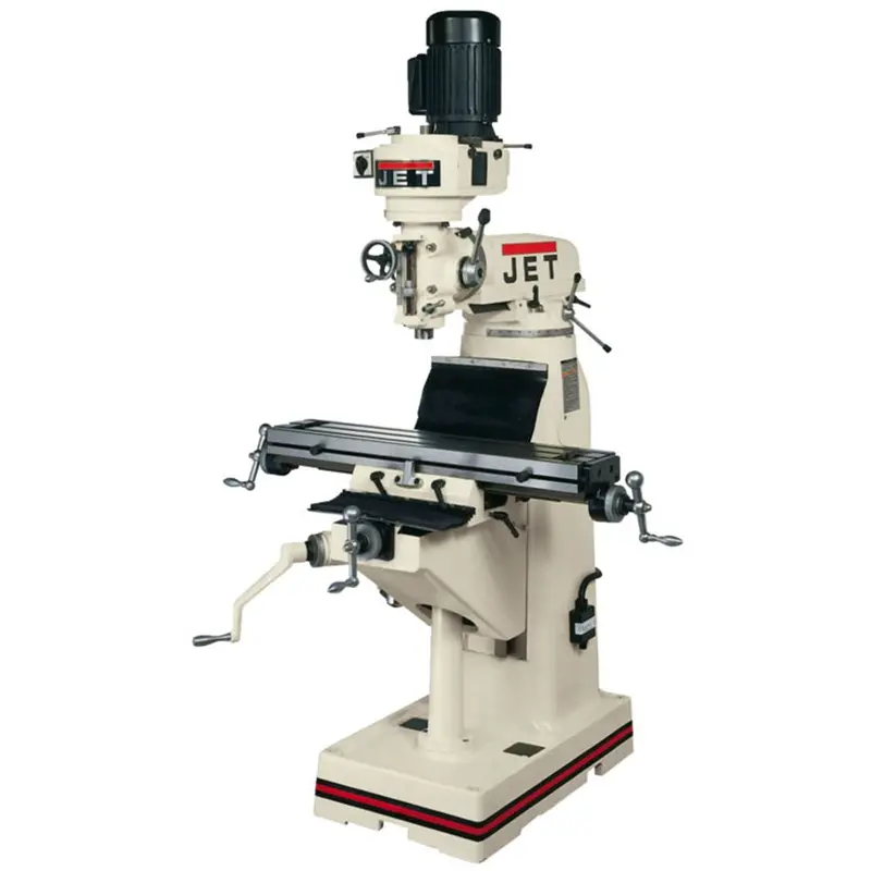 Jet Jvm-836-3 Vertical Milling Machine – 8" X 36" Table, Newall Dp700 Dro + X/Y Powerfeeds 1