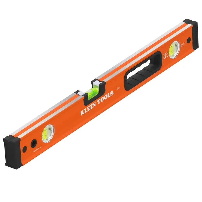 Klein 72-Inch Aluminum Box Level With Dual Vials 1