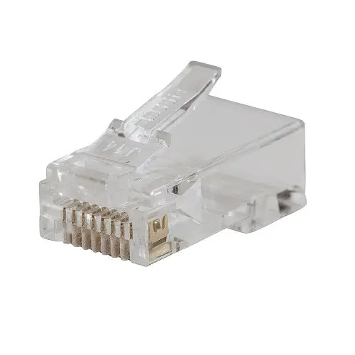 Klein Cat6 Pass-Through Data Plugs – 10-Pack For Reliable Network Termination (Vdv826-729) 1