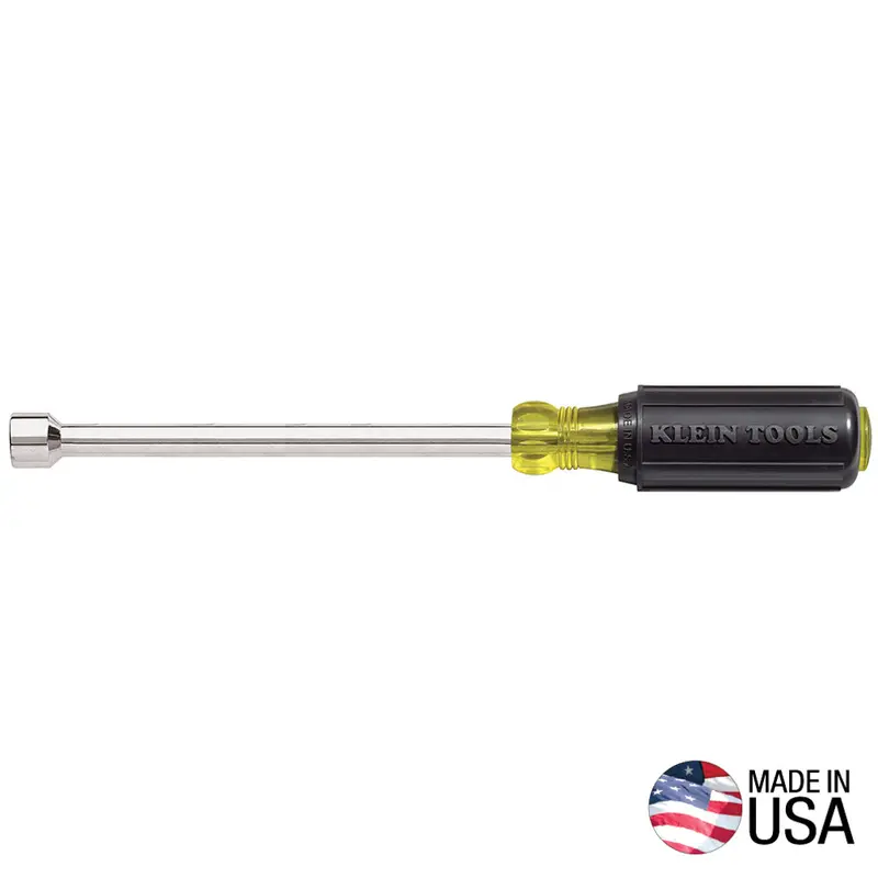 Klein Tools 646-5/16 Hollow-Shaft Nut Driver – 5/16" Bit, 6" Length 1