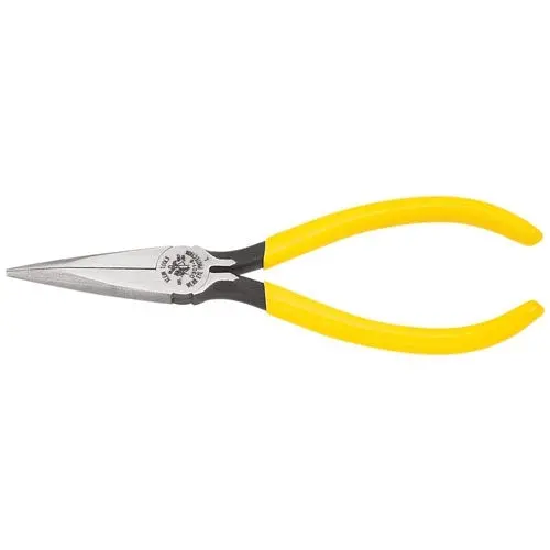 Klein Tools D301-6C 6-Inch Standard Long-Nose Pliers With Comfort Spring Handle 1
