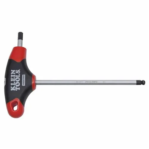 Klein Tools Jth6E08Be 1/8" Hex Ball-End T-Handle Wrench – 6" Journeyman Design 1
