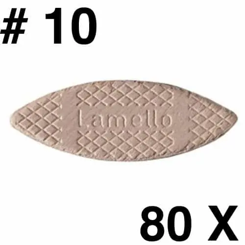 Lamello 144510 #10 Beechwood Biscuit Joiners – 80-Piece Pack 1